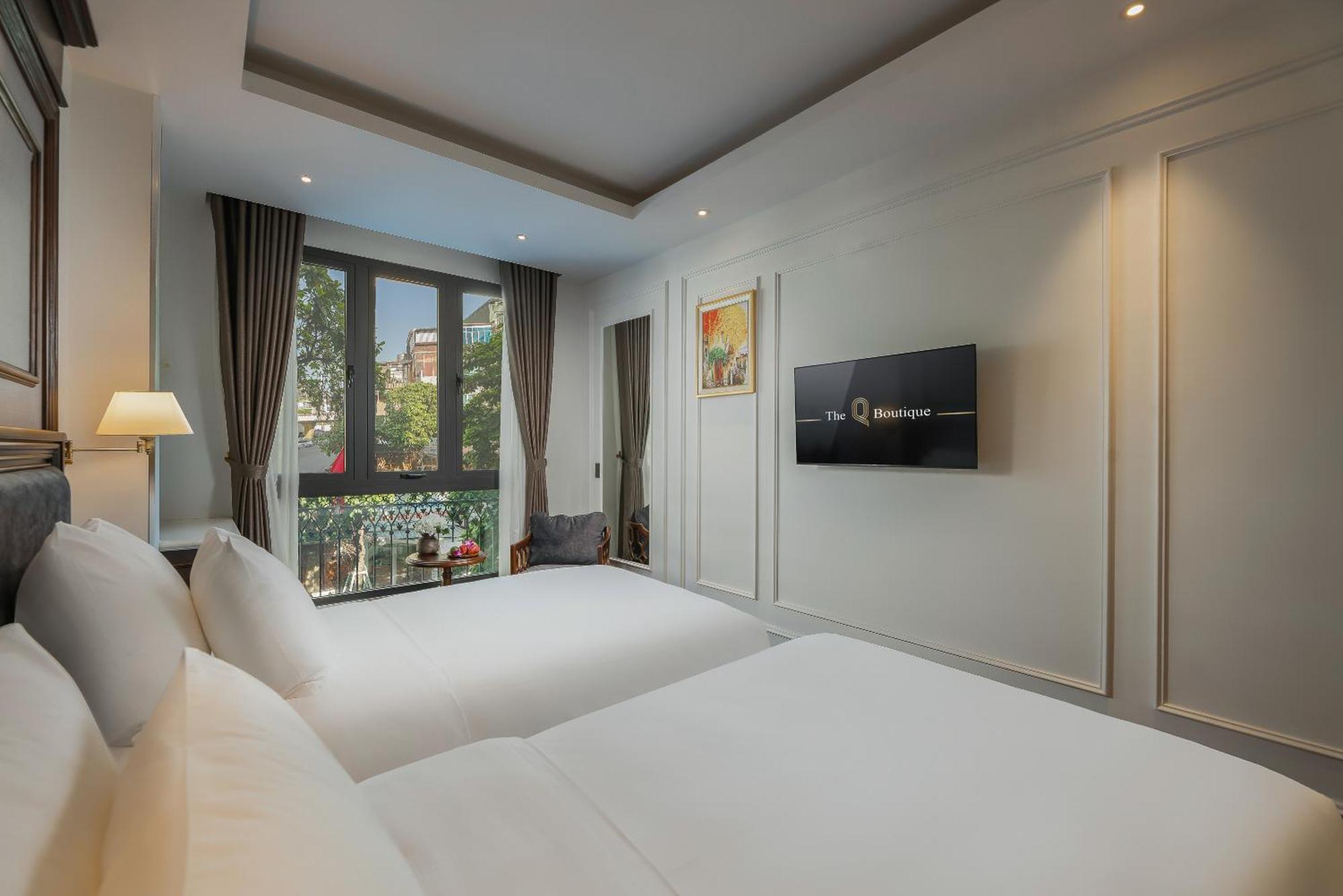 The Q Boutique Hotel Hanoi Exterior foto